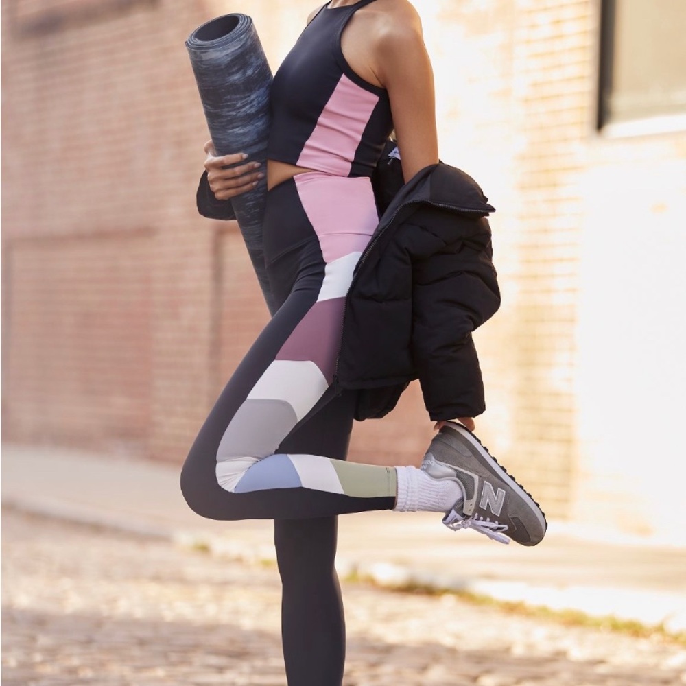 NWT PORT DE O BRAS LEGGINGS PASTEL ARROW LEGGING BLACK